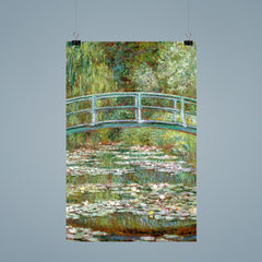 Bridge Over a Pond of Water Lilies by Claude Monet poster 9