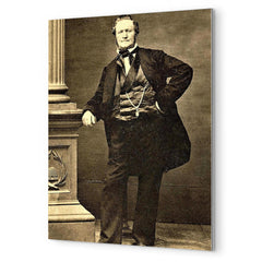 Brigham Young metal print mockup