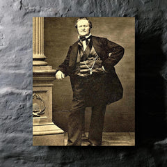 Brigham Young metal print mockup