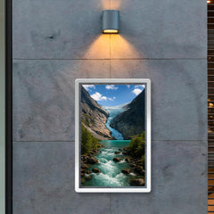 Briksdalsbreen Glacier Norway poster 2