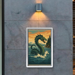 British Columbia Coast Canada Cadborosaurus poster 2