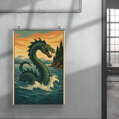 British Columbia Coast Canada Cadborosaurus poster 4