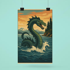 British Columbia Coast Canada Cadborosaurus poster 6