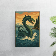 British Columbia Coast Canada Cadborosaurus poster 7