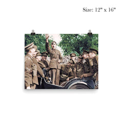 British Royal Signals Soldiers Mocking Adolf, October 3, 1939 poster 3