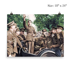 British Royal Signals Soldiers Mocking Adolf, October 3, 1939 poster 5