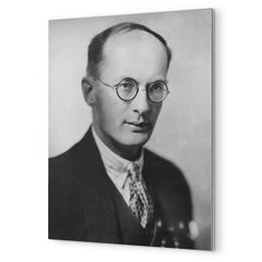 Bronisław Malinowski metal print mockup