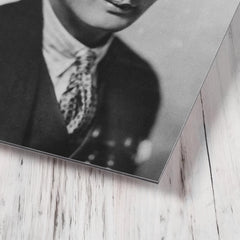 Bronisław Malinowski metal print mockup