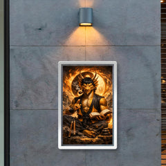 Bruce Lee inspired public domain dragon philosopher poster 2