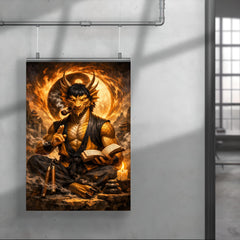 Bruce Lee inspired public domain dragon philosopher poster 4
