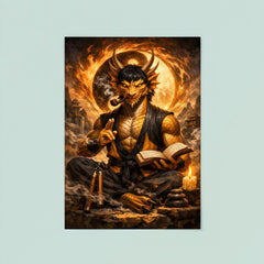 Bruce Lee inspired public domain dragon philosopher poster 8
