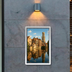 Bruges Canals Belgium poster 2
