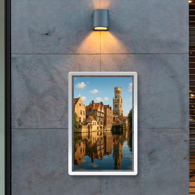 Bruges Canals Belgium poster 2