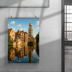 Bruges Canals Belgium poster 4