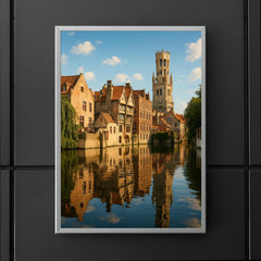 Bruges Canals Belgium poster 5
