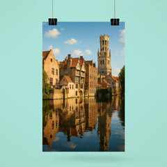Bruges Canals Belgium poster 6