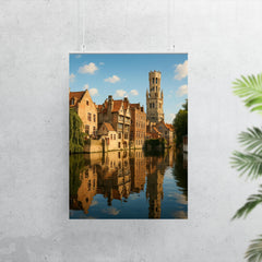 Bruges Canals Belgium poster 7
