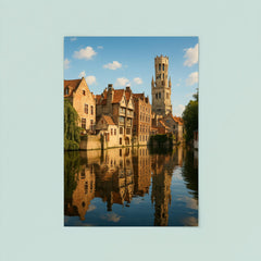 Bruges Canals Belgium poster 8