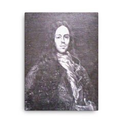 Bruno Mauricio de Zabala canvas print on a plain backdrop in size 18"x24".