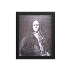 Bruno Mauricio de Zabala framed print on a plain backdrop in size 8"x10".