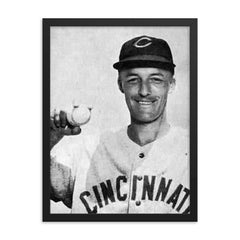 Bud Podbielan framed print on a plain backdrop in size 18"x24".