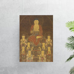 Buddha Amitabha - Amita - and the Eight Great Bodhisattvas poster 7