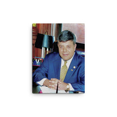 Buddy Cianci canvas print on a plain backdrop in size 12"x16".