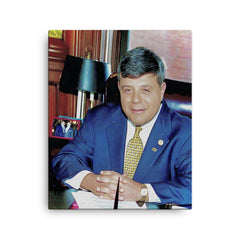 Buddy Cianci canvas print on a plain backdrop in size 16"x20".