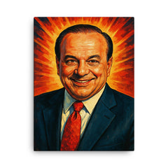 Buddy Cianci canvas print on a plain backdrop in size 18"x24".
