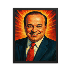 Buddy Cianci framed print on a plain backdrop in size 16"x20".