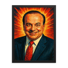Buddy Cianci framed print on a plain backdrop in size 18"x24".