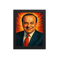 Buddy Cianci framed print on a plain backdrop in size 8"x10".