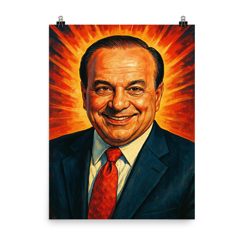 Buddy Cianci poster on a plain backdrop in size 8