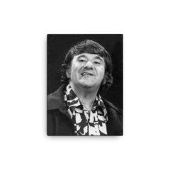 Buddy Hackett canvas print on a plain backdrop in size 12"x16".
