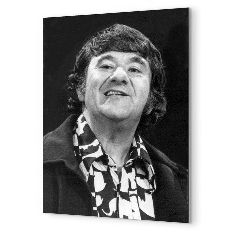 Buddy Hackett metal print mockup