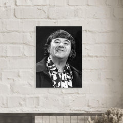Buddy Hackett metal print mockup