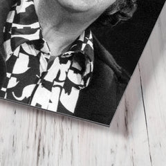 Buddy Hackett metal print mockup