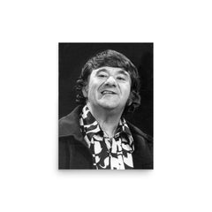 Buddy Hackett poster on a plain backdrop in size 12"x16".