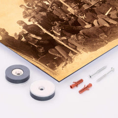 Buffalo Soldiers metal print mockup