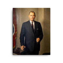 Buford Ellington canvas print on a plain backdrop in size 16"x20".