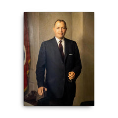 Buford Ellington canvas print on a plain backdrop in size 18"x24".