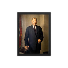 Buford Ellington framed print on a plain backdrop in size 12"x16".