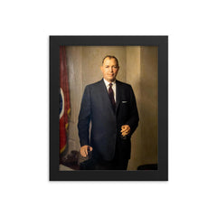 Buford Ellington framed print on a plain backdrop in size 8"x10".