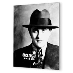 Bugsy Siegel metal print mockup