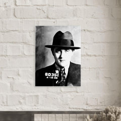 Bugsy Siegel metal print mockup