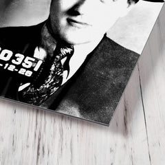 Bugsy Siegel metal print mockup