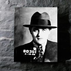 Bugsy Siegel metal print mockup