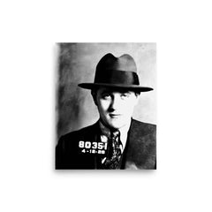 Bugsy Siegel poster on a plain backdrop in size 8"x10".