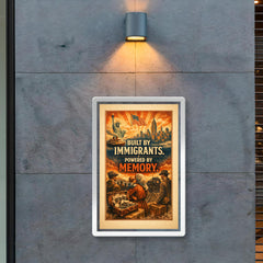 Built by immigrants Powered by memory poster 2