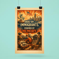 Built by immigrants Powered by memory poster 6
